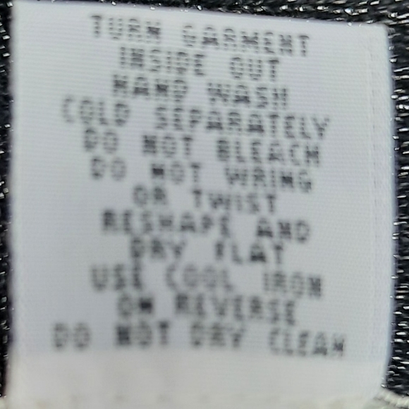 Large Lauren Michelle Grey Beaded Sleeveless elegant Sweater Top - Picture 16 of 17